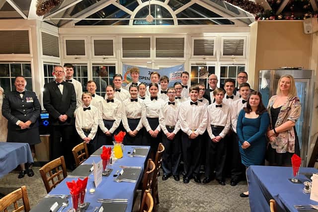 Members of the 2490 (Spen Valley) Squadron at the dinner.