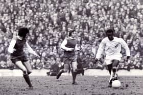 Pele, seen in action playing for Santos against Sheffield Wednesday in 1972, was part of the Brazilian national team which opened the new TOG24 site in Heckmondwike in the early 1970s.