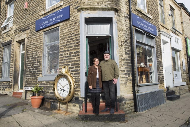 Barrie Naylor, a Flog It and Antiques Road Trip expert, opened his new store in Cleckheaton earlier this year.