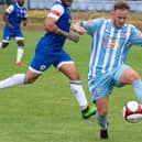 Nathan Cartman scored and hit the woodwork twice for Liversedge in their FA Cup tie against Glossop North End.