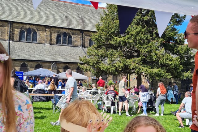 Over 260 people attended the Oakenshaw Coronation Big Lunch event at St Andrew's church on Sunday, May 7.