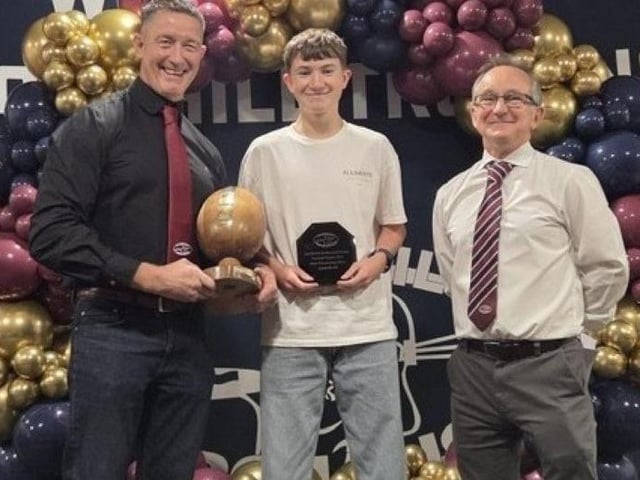 Outstanding junior - Louie Brook.