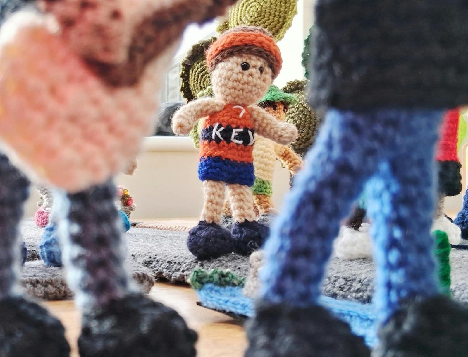 Crochet marathon: Where and when you can see special figures including Sir ...