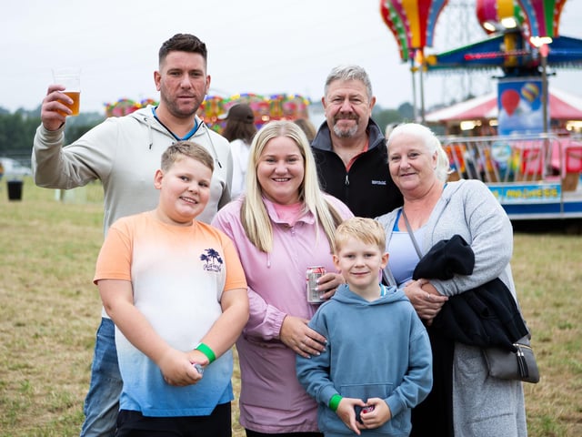 David, Wendy, Eddie, Leanne, Harrison and Taylor at Mirfield Farm Fest.
