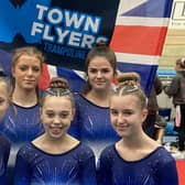 Town Flyers' Sunday finalists in the National League Championships, from left, Ella Wilman, Jessica Wilman, Esme Keal, Maggie Baird and Sophie Mallinson.