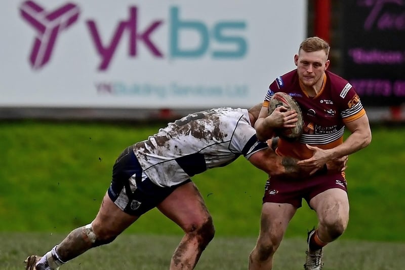 Action photos from Batley Bulldogs' 15-14 win over Featherstone Rovers in the 1895 Cup.