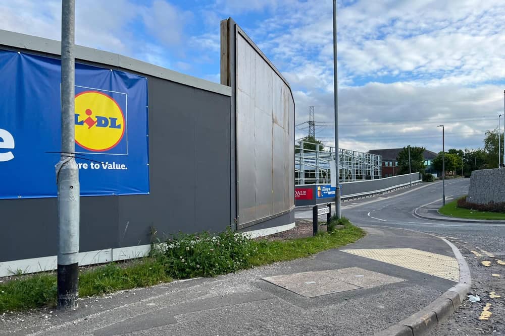 In January, Lidl GB officially began the main build phase of its new store on Bankwood Way at Birstall Retail Park. Photo: Craig Jones.
