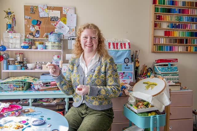 Dorset Button maker Gini Armitage was taught the skills and history by an elderly buttoner