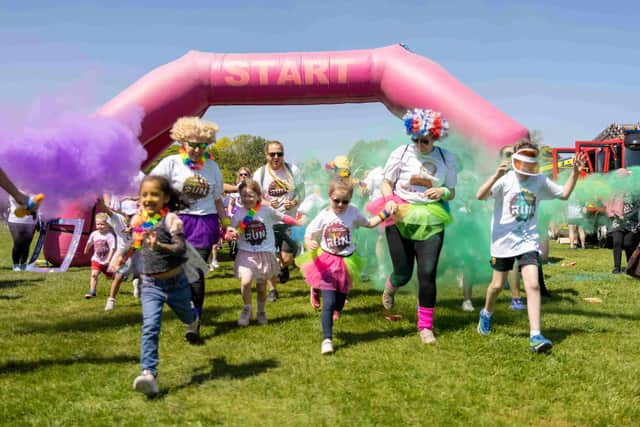 Start of Forget Me Not's 2023 Colour Run