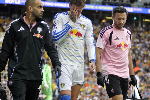 Joe Rodon had to leave the field with a hamstring injury.