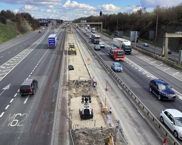 The final improvements on the M62 between junctions 28 (Tingley) and 29 (Lofthouse) will lead to various M62 closures.