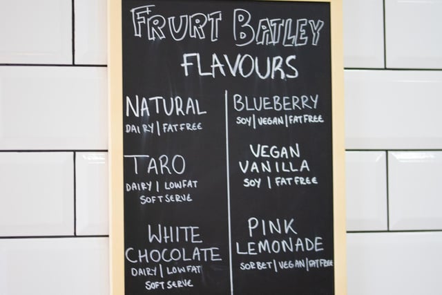 The opening menu will include classic flavours, such as natural fro-yo, vanilla soy and white chocolate, and a taste of the unexpected - with taro, pink lemonade sorbet and blueberry soy