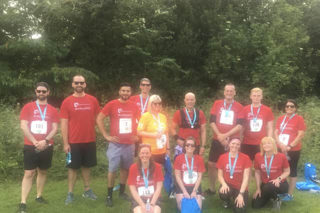 A Trust staff team took part in the Run for Jo.