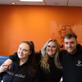 The team at Sam Teale Productions in Cleckheaton. From left to right: Lydia Horne (account manager), Ellie Connell (video producer), Sam Teale (managing director) and Matthew Woodcock (videographer).