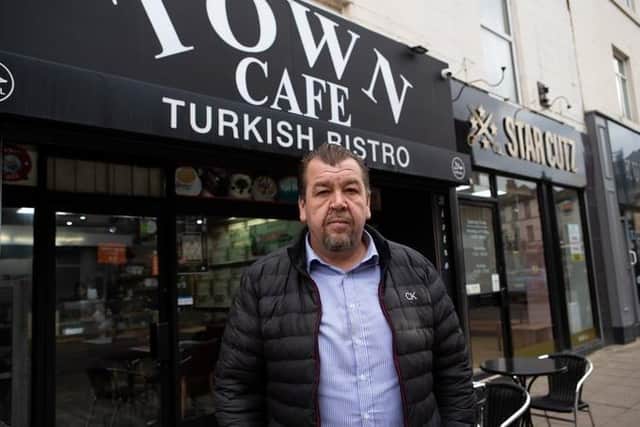 Ridvan Turhan, owner of Town Cafe Turkish Bistro, Dewsbury