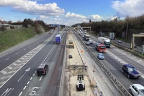 Lane closure currently in place on the M62 eastbound, near Lofthouse, Wakefield, will be extended as the central barrier upgrade moves into the next phase.
