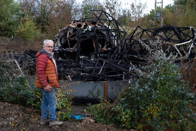 Mr Cook was left "gutted" in October 2020 after an arson attack at Ponderosa