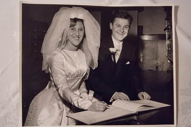 Graham and Jean Lindley met when they were 18-years-old at Armley Baths in Leeds and married three years later on October 12, 1963, at the city’s St Anne’s Cathedral.