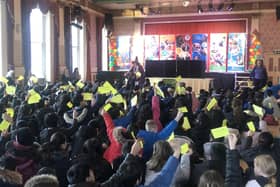 Primary school children from Batley Grammar, Field Lane, Healey and Manorfield experienced an interactive performance by West Yorkshire Drama Academy (WYDA) on the theme of a dream job and the skills required to achieve those dreams.