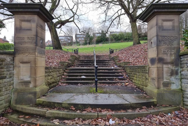 7. Jessop Park, Healey Lane, Batley - Batley's second largest park doesn't have a lake but it has plenty of steps from the bottom entrance at Healey Lane to the top at Park Croft, where you can continue on a circular route back down to where you started.