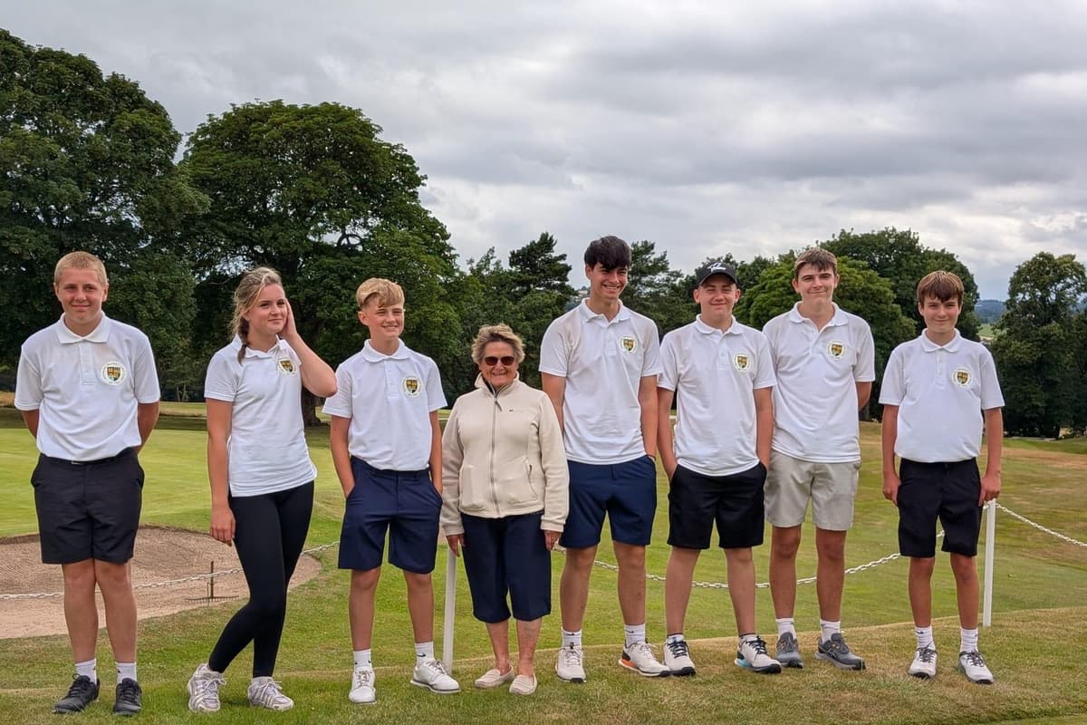 Young Dewsbury golfers complete epic 72-hole charity challenge