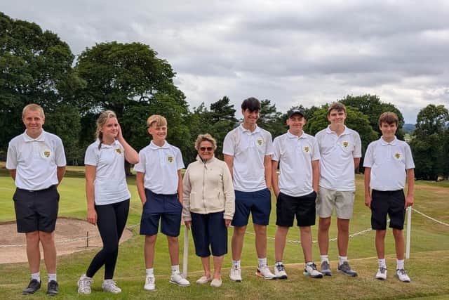 Seven young golfers from Dewsbury District Golf Club have successfully completed a gruelling 72-hole challenge to raise money for Kirkwood Hospice.