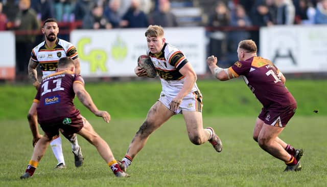 We have teamed up with Dewsbury Rams this festive season to give away a pair of tickets for the club’s Heavy Woollen Derby with Batley Bulldogs on Boxing Day (Friday, December 26, kick off 12pm) at FLAIR Stadium. Photo by Paul Butterfield.