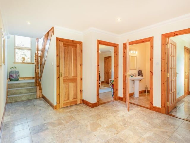 Hall and staircase.