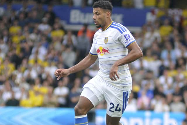 James Justin's second half shot was well saved.
