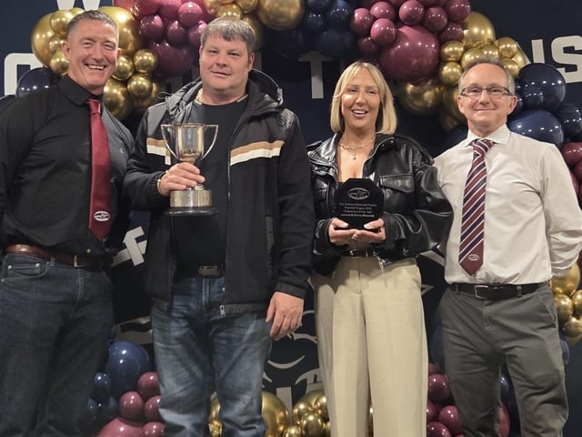 Clubperson of the year joint winners Danny and Leanne Boocock.