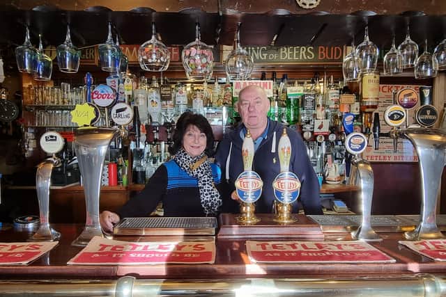 Jane Drury, left, and John Foulstone had run the historic Woodman Inn, on Hartley Street, for almost 20 years before having to close on Sunday, January 14.