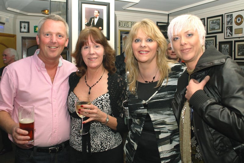 Michael, Dee, Marie and Julia in Legends for Julia's birthday.