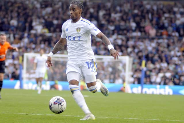 Crysencio Summerville scored his 12th goal of the season for Leeds United.