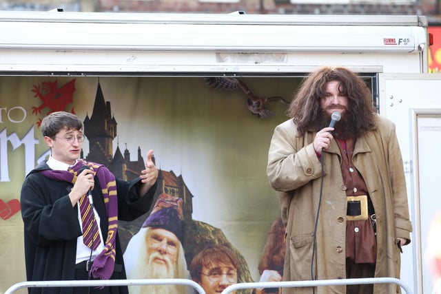 The Harry Potter and Hagrid show.