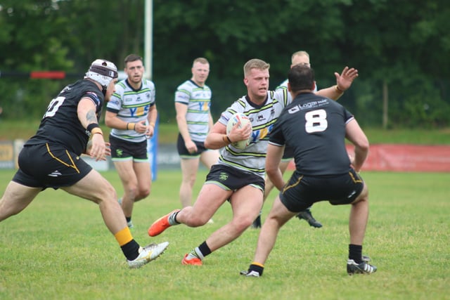 9. Action from Dewsbury Rams' 30-6 win in Cornwall