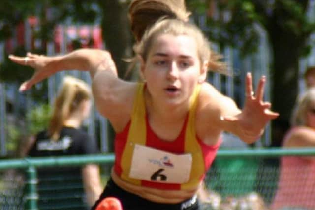 Molly Waring helped Spenborough AC to get off to a good start in the Northern Senior League at the John Charles Stadium, in Leeds.