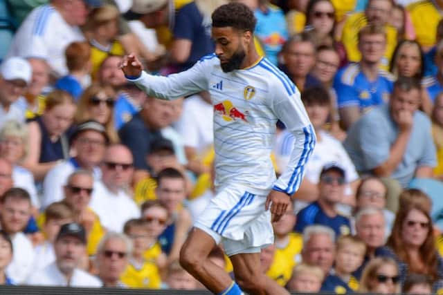 Jayden Bogle opened the scoring for Leeds United at Brighton.