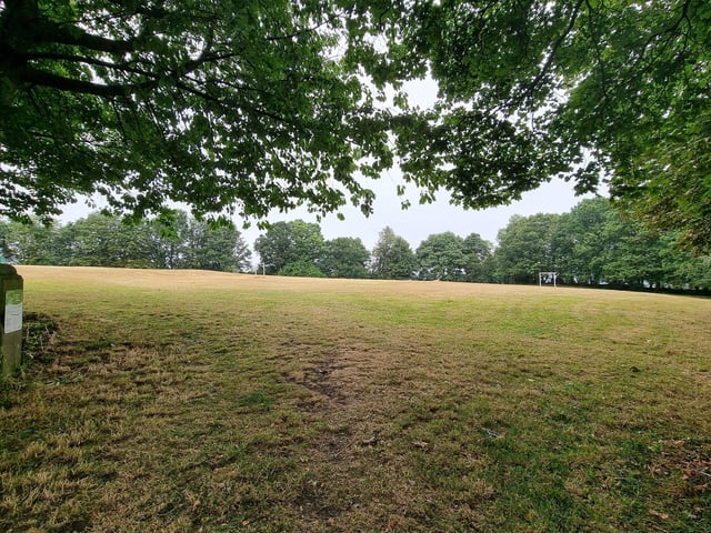 The lovely Recreation Ground at Upper Hopton.