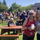 Kim Leadbeater, right, and Labour candidate for Birstall and Birkenshaw, Julie Smith, who both walked away with prizes at the summer gala.