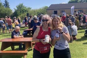 Kim Leadbeater, right, and Labour candidate for Birstall and Birkenshaw, Julie Smith, who both walked away with prizes at the summer gala.