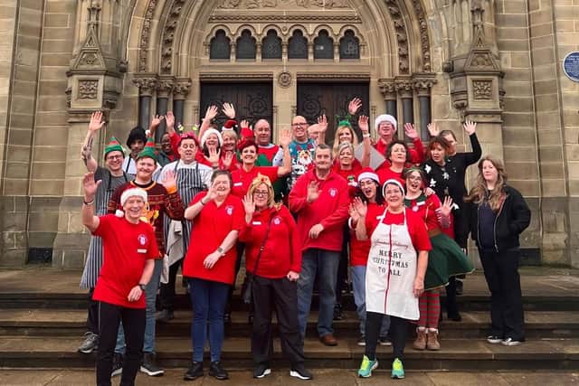 Volunteers from Dewsbury Cares community group, along with the support of Longcauseway Church, offered people the chance to attend the town centre church for a free Christmas Day lunch while enjoying the company of others.