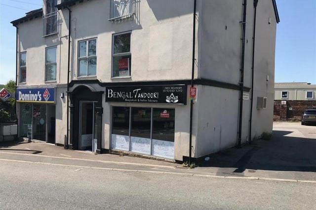 The former Bengal Tandoori takeaway on Greenside in Heckmondwike is currently on sale for £100,000.