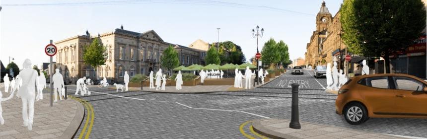 Watch: Delayed Batley town centre revamp sees frustration grow as ...