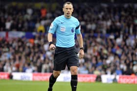 Referee Stuart Attwell was the subject of a number of chants from Leeds United fans during the Aston Villa game.