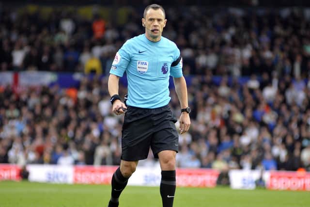 Referee Stuart Attwell was the subject of a number of chants from Leeds United fans during the Aston Villa game.