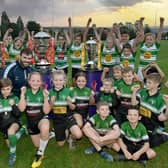 Rugby League World Cup fever arrived at Dewsbury Celtic as England and St Helens star Alex Walmsley returned to his old stomping ground to pass on tips to the next generation of talent.