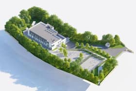 An artist's impression of what the new St Peter's C of E Junior, Infant and Early Years School, Birstall, will look like. Image: Wilson Mason/The Church of England