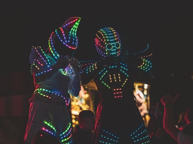 Glowbots from AJK Entertainment.