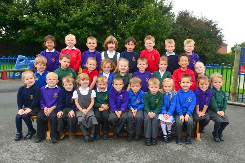 School starters at Brownhill Infant school in 2012.