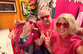 The Meat Drunkery in Cleckheaton turned pink for breast cancer - and raised £1,500 for charity.